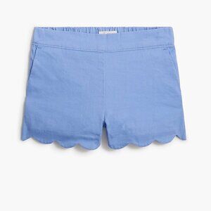 J Crew Girls' scallop-hem pull-on short